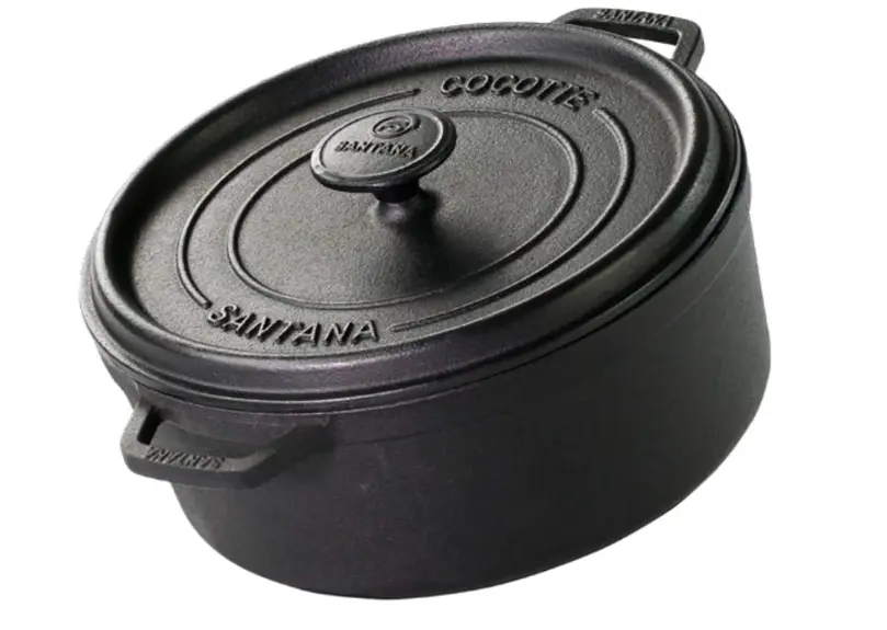 Cacarola Cocotte 24 cm Forno Holandes Ferro Fundido Santana