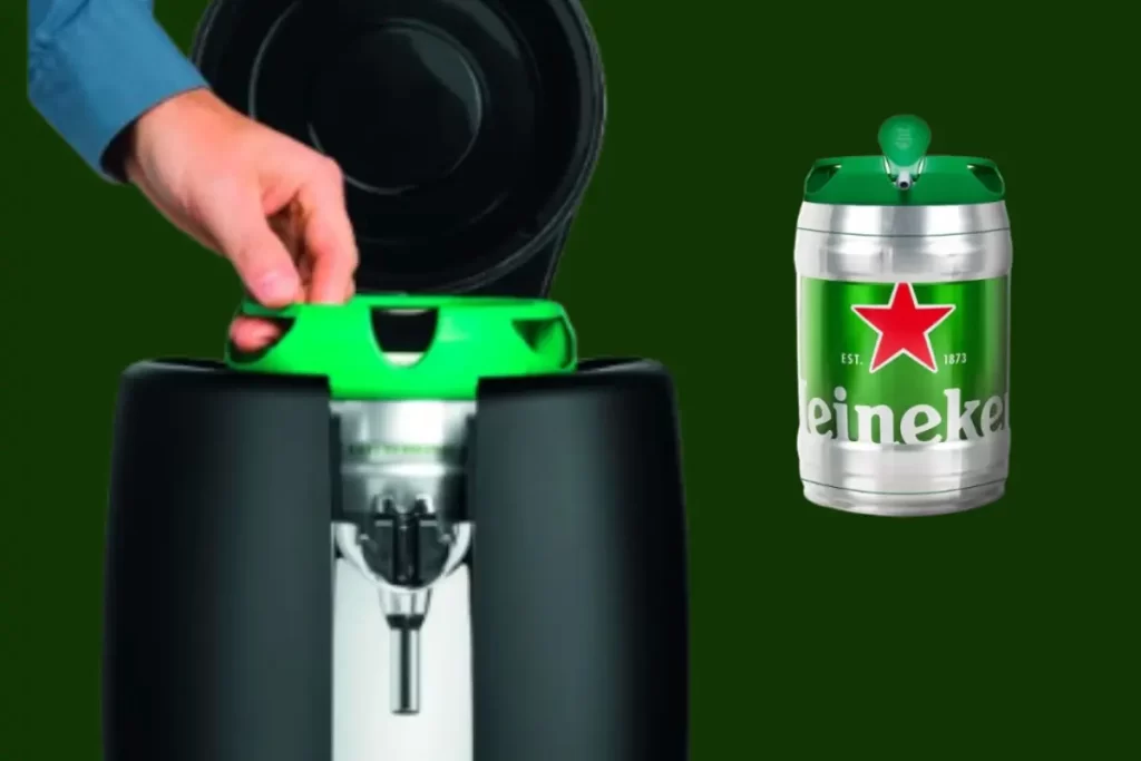 Exclusividade para barris de 5L da marca Heineken