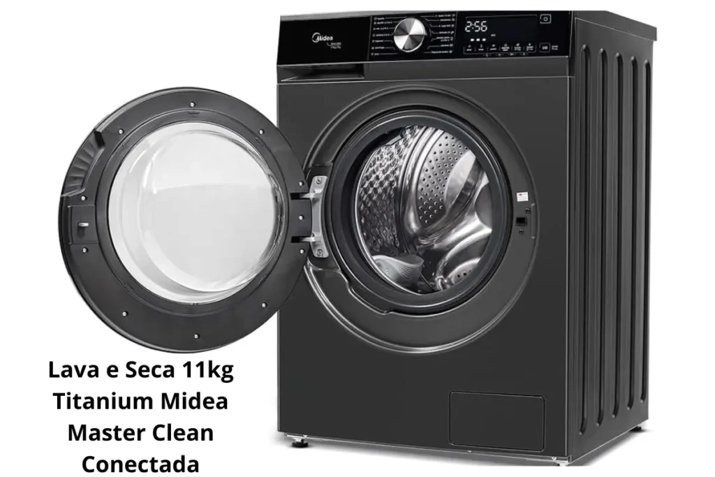 Lava e Seca 11kg Titanium Midea Master Clean Conectada MFM01D110WB/TKBR04