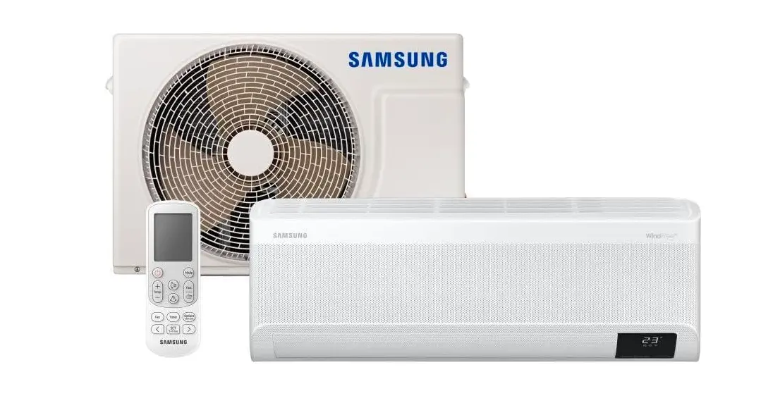 Ar-condicionado Split Inverter Samsung WindFree Connect Sem Vento 12.000 BTUs Frio Branco