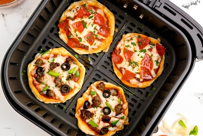 Como Assar Mini Pizza na Airfryer