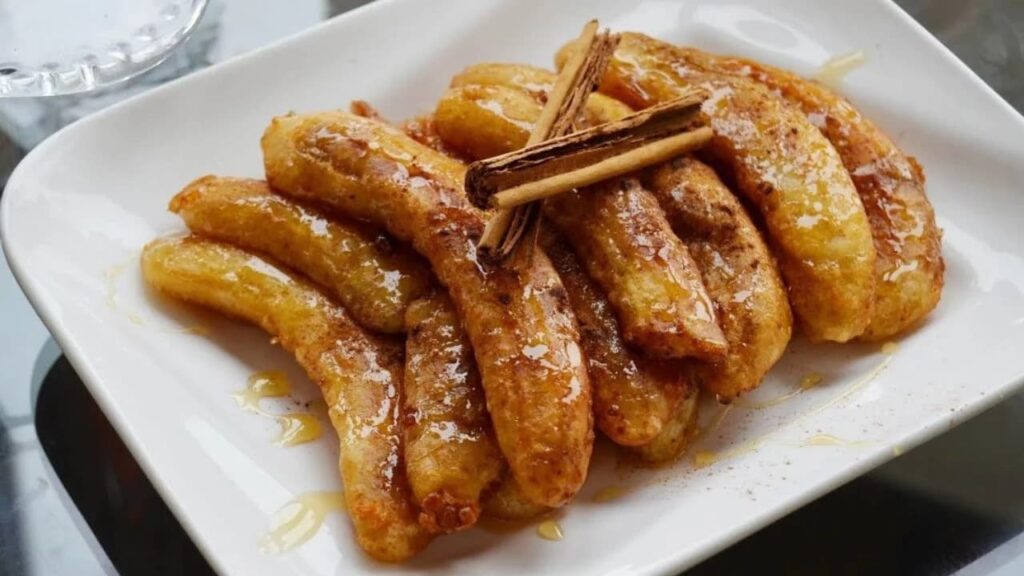 receita de banana caramelizada na airfryer