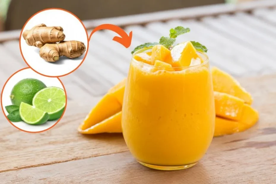 Suco de Manga com Gengibre e Limão: Sabor e Saúde em um Copo