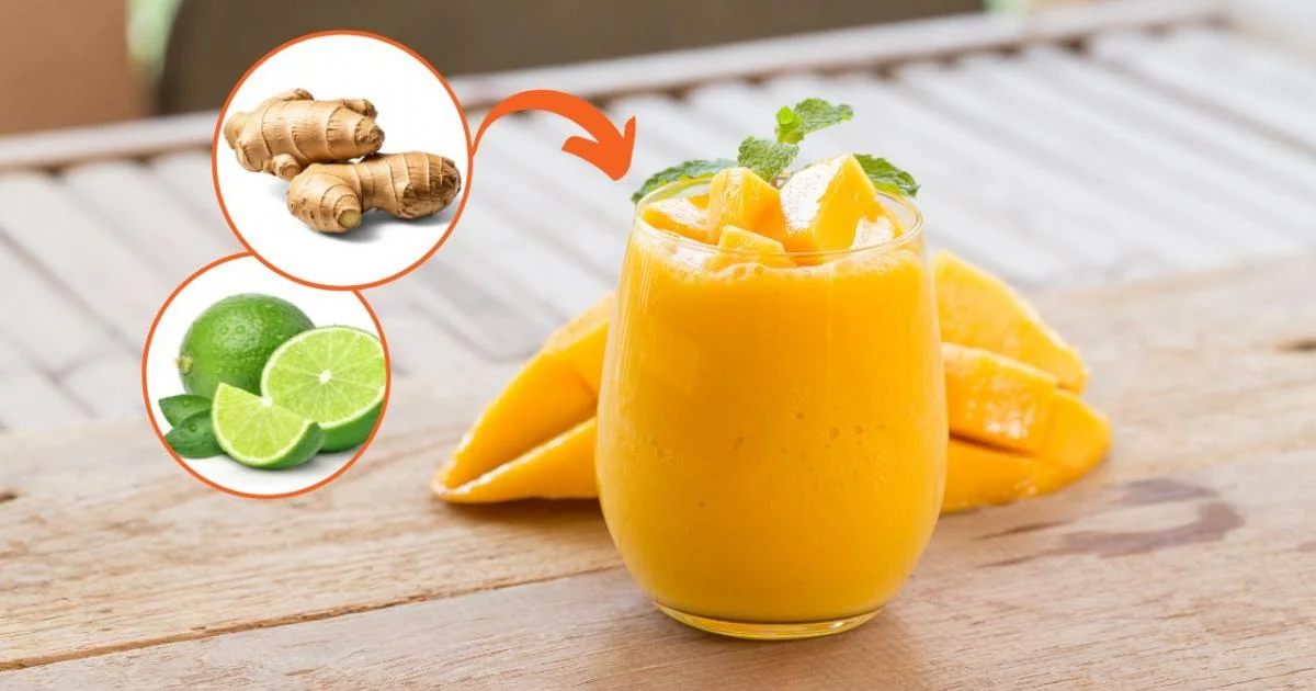 Suco de Manga com Gengibre e Limão: Sabor e Saúde em um Copo