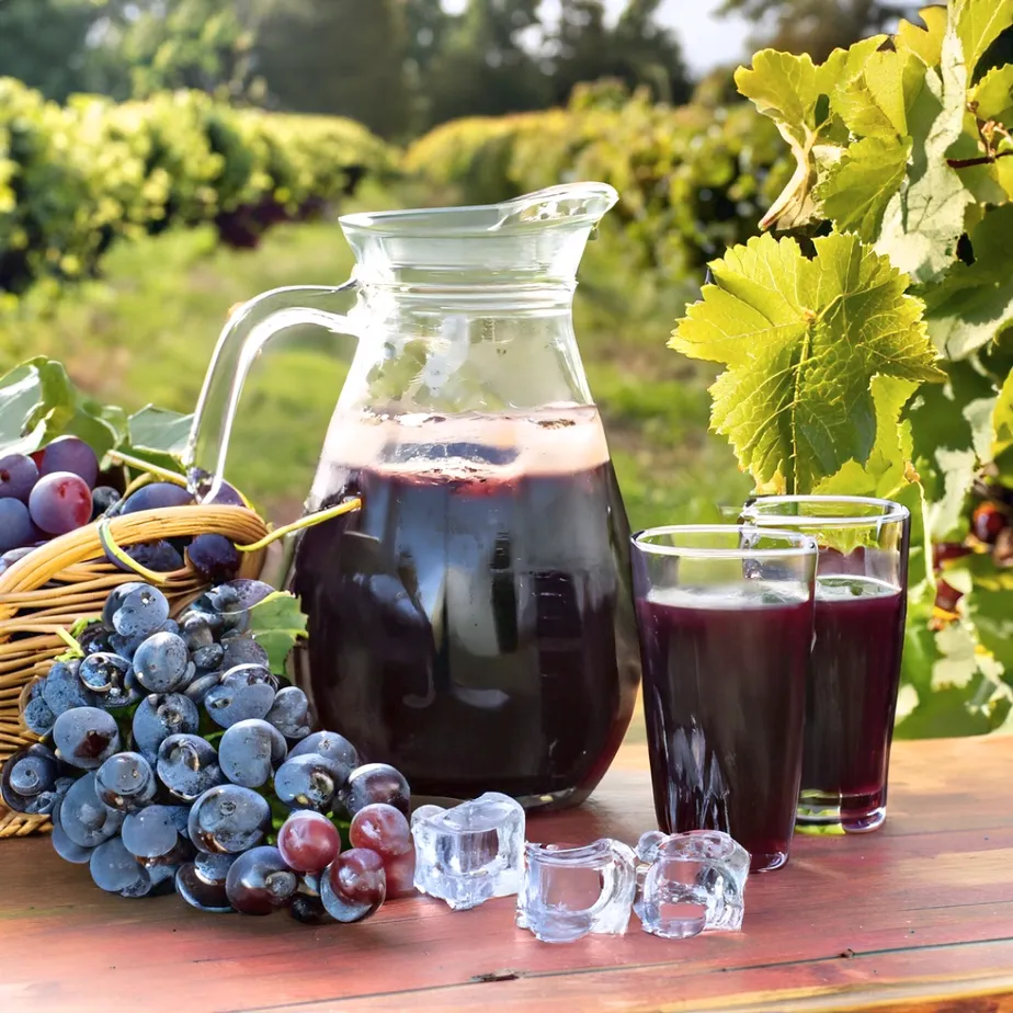 Suco de Uva integral: uma escolha saudável para o dia a dia