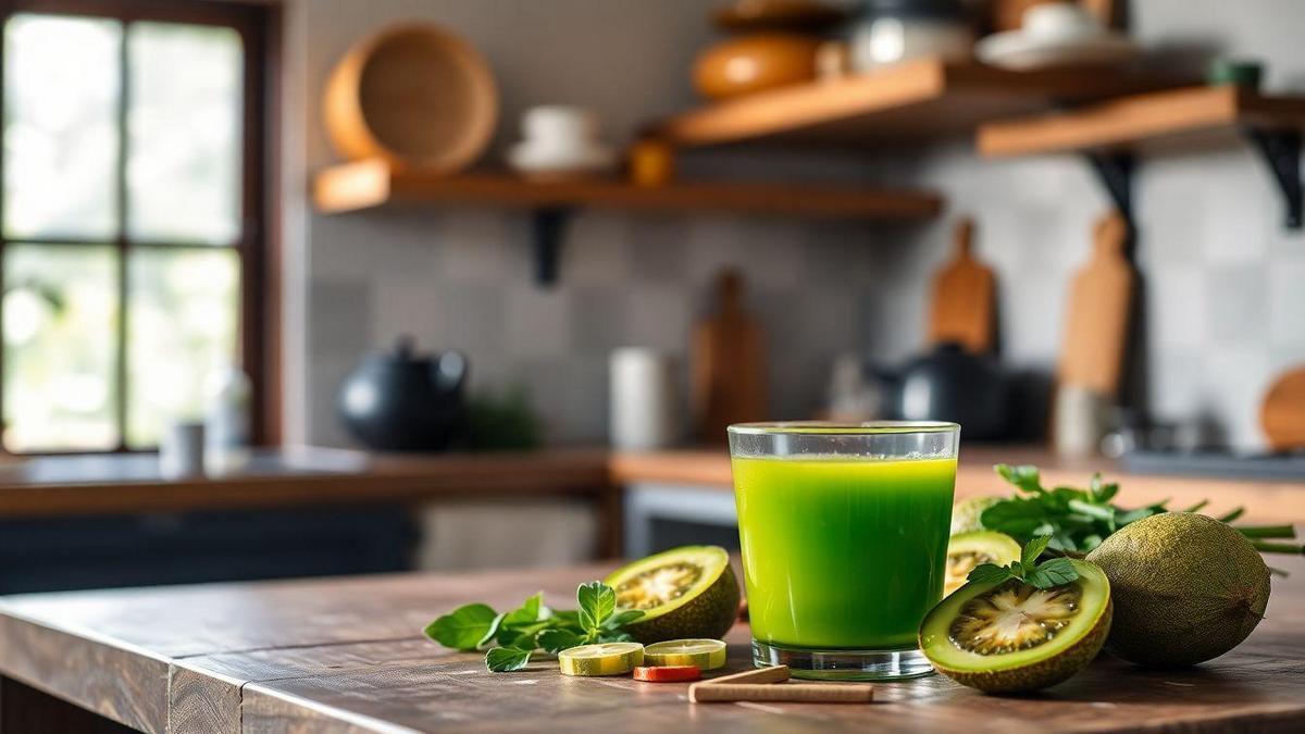 Benefícios do Suco de Couve com Abacaxi