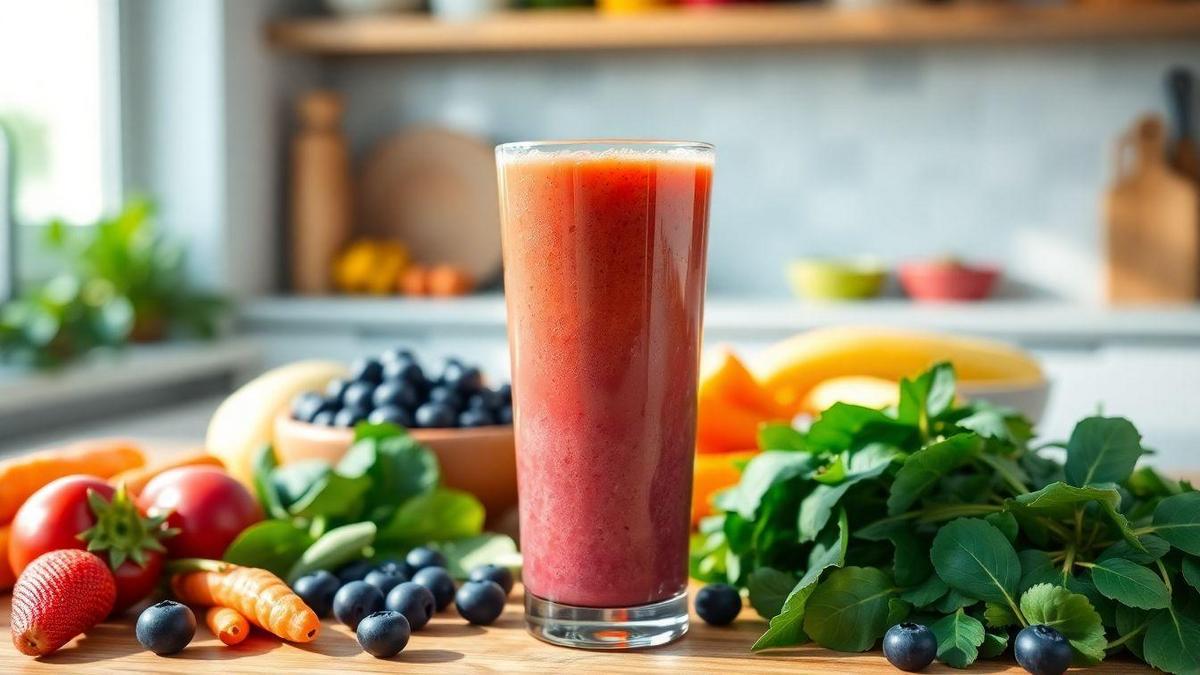 Incluir Suco Antioxidante na Sua Rotina