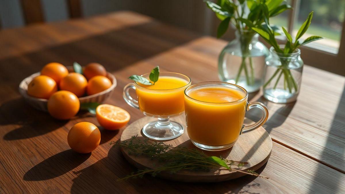 Os Benefícios do Suco de Laranja com Gengibre