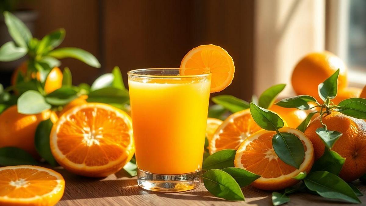 Vitaminas e Nutrientes do Suco de Laranja